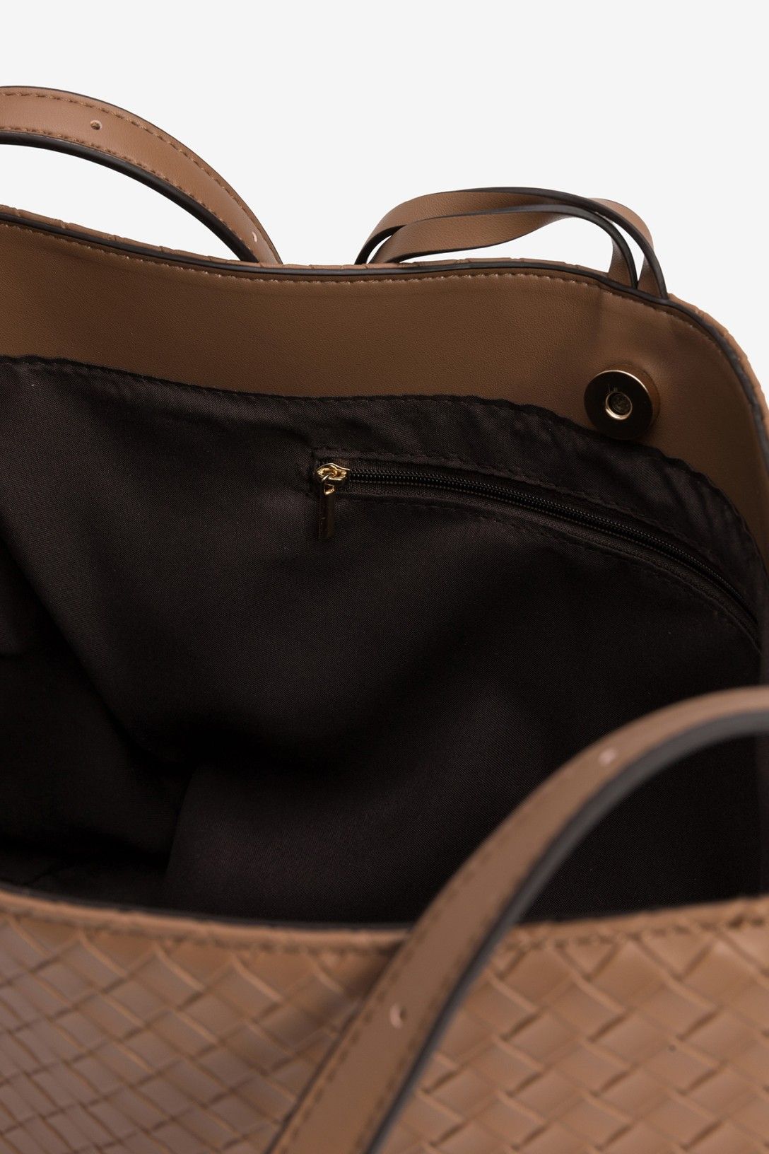 Bolso Maxi De Hombro Trenzado