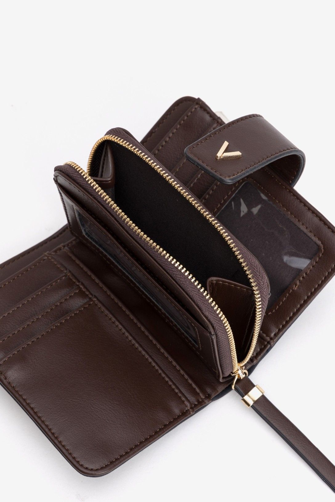 Cartera Nobuk Azul Marino y Marrón