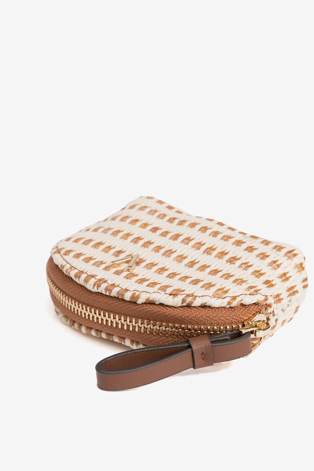 Mini Monedero Rafia Miel