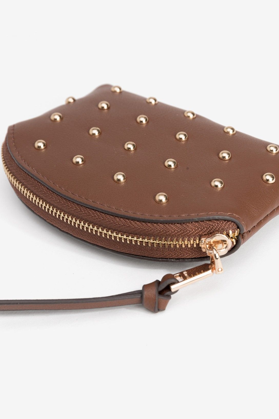 Monedero Tachas Marrón