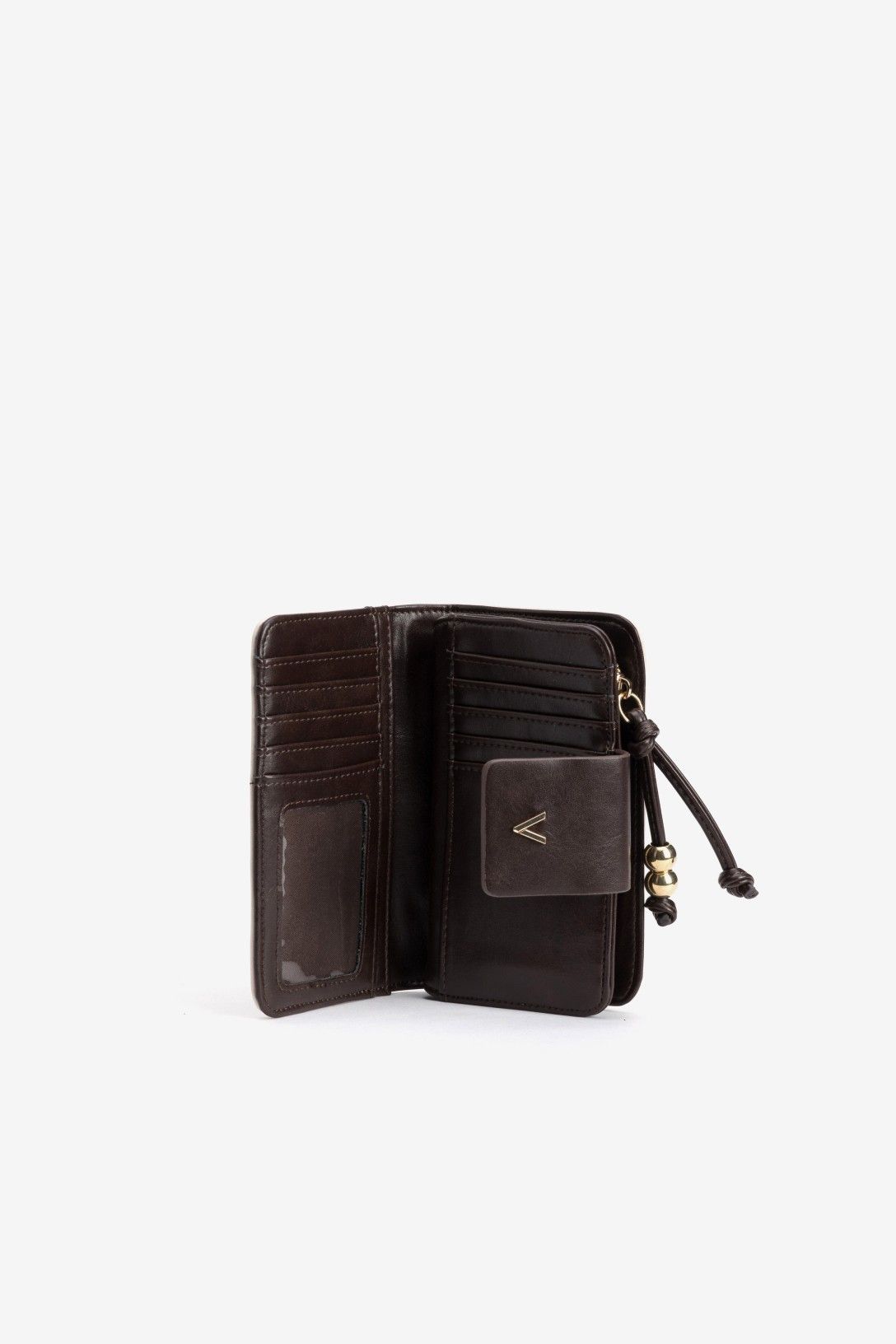Cartera Nobuk Hielo y Marrón