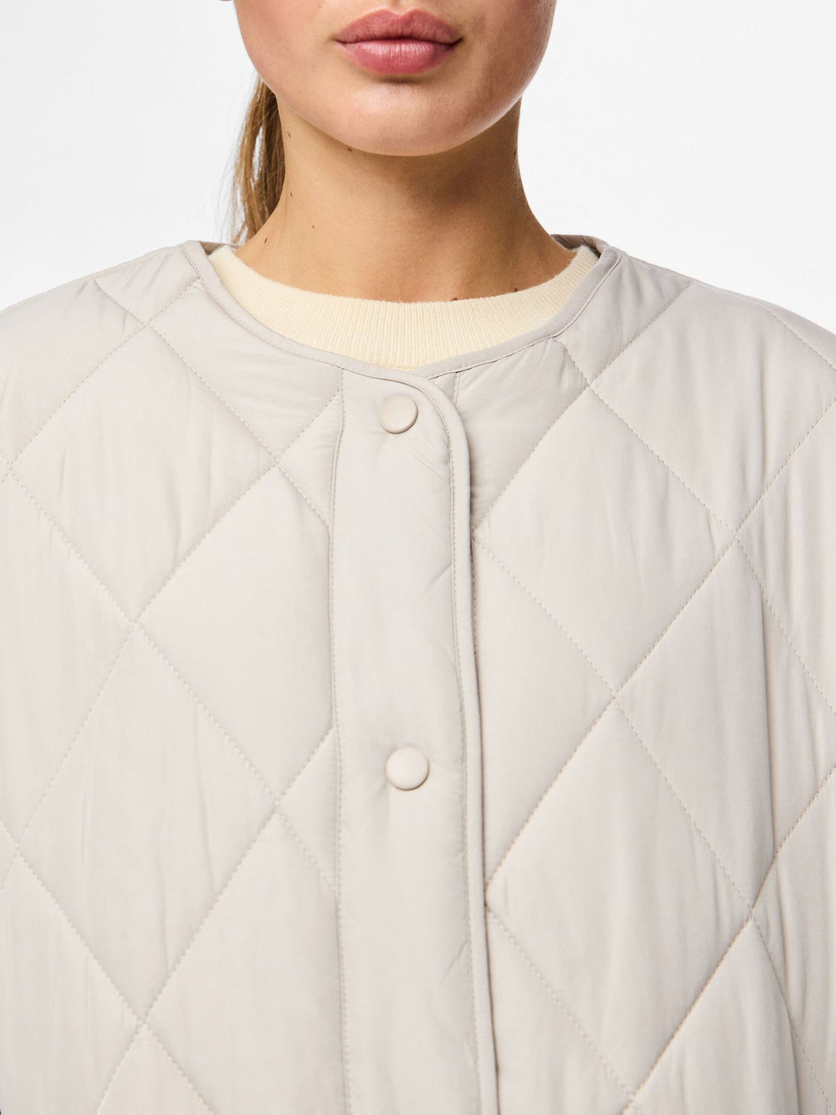 Cazadora Acolchada Beige