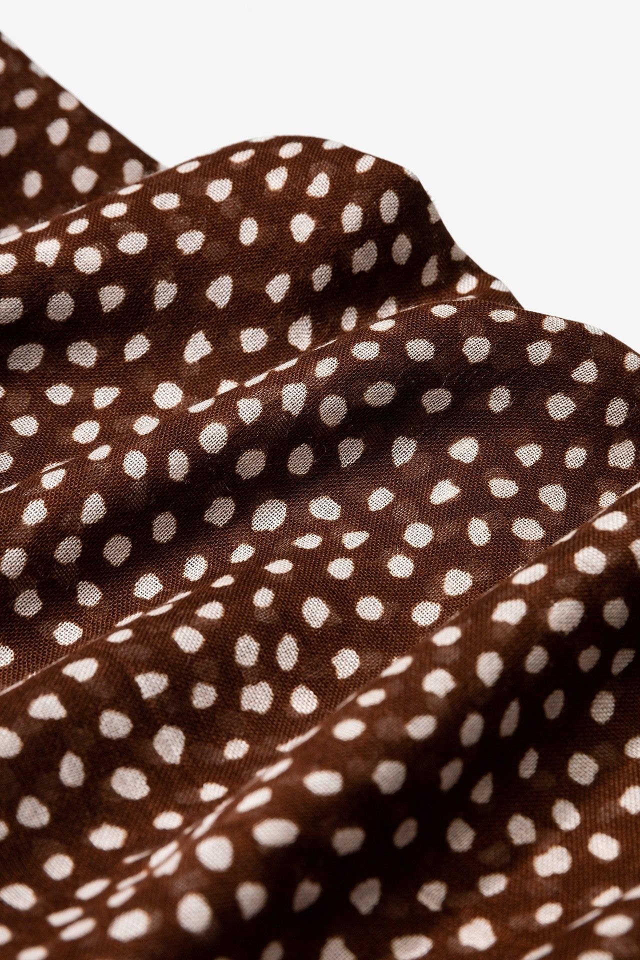 Pañuelo Estampado Marrón