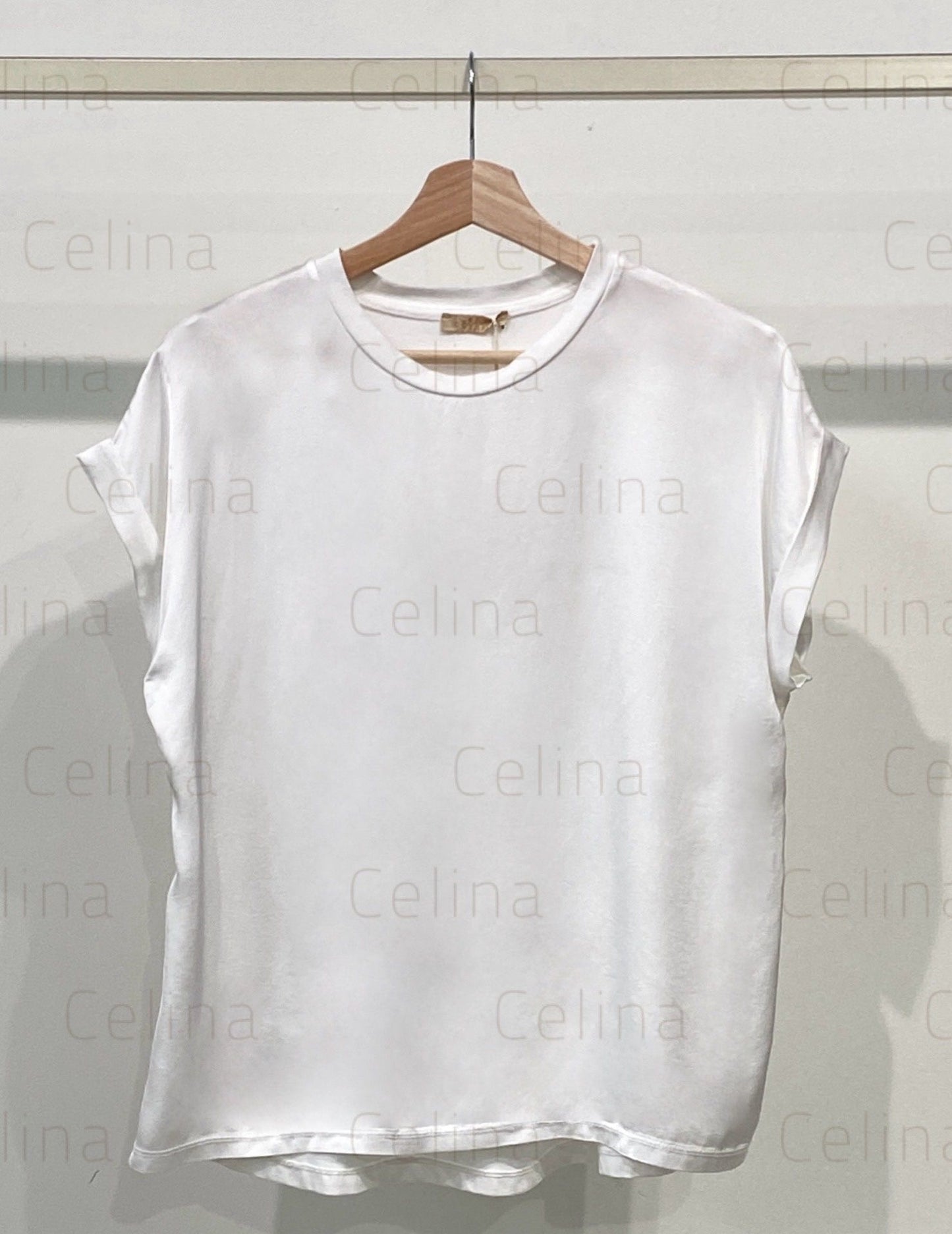 Camiseta Básica Satinada Blanca