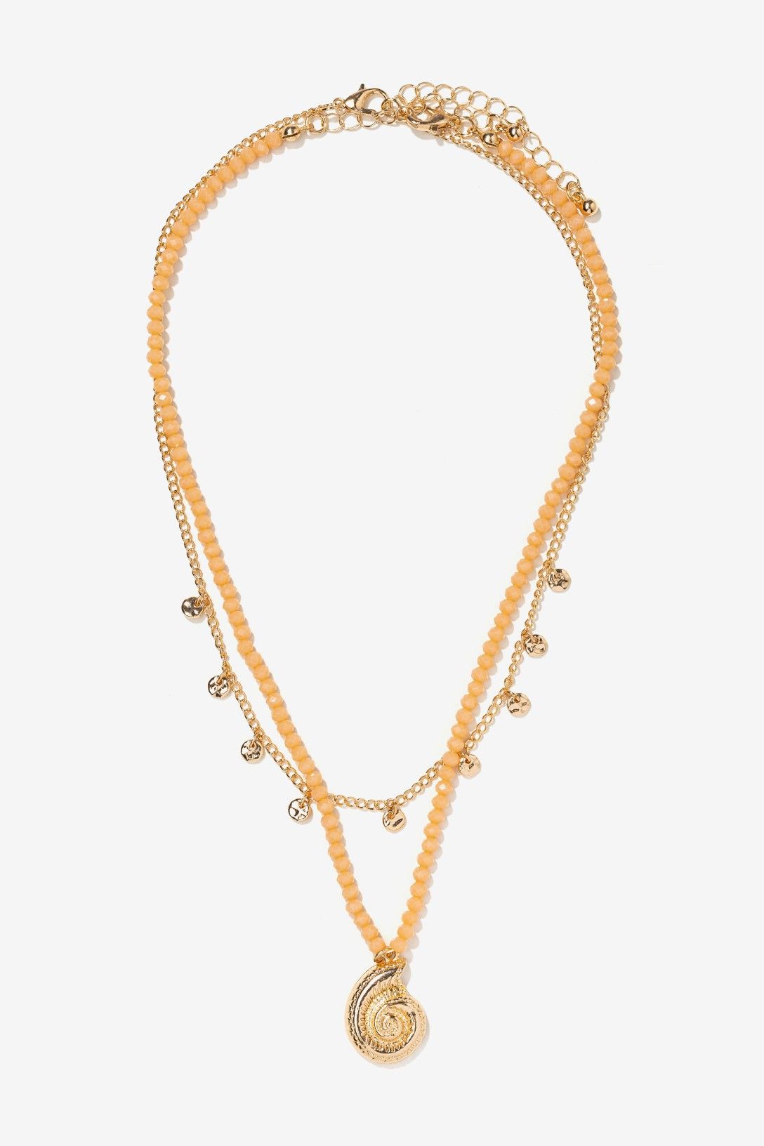 Colgante Bolas Naranjas Caracola