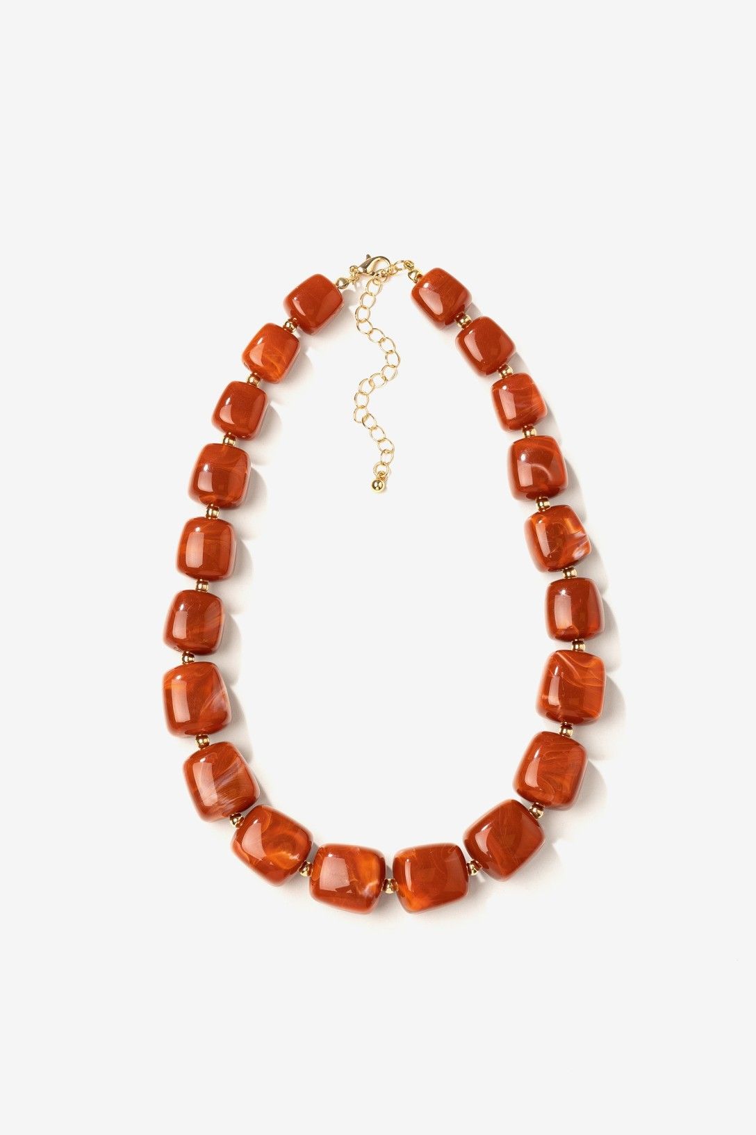 Collar Piedras Grandes Teja