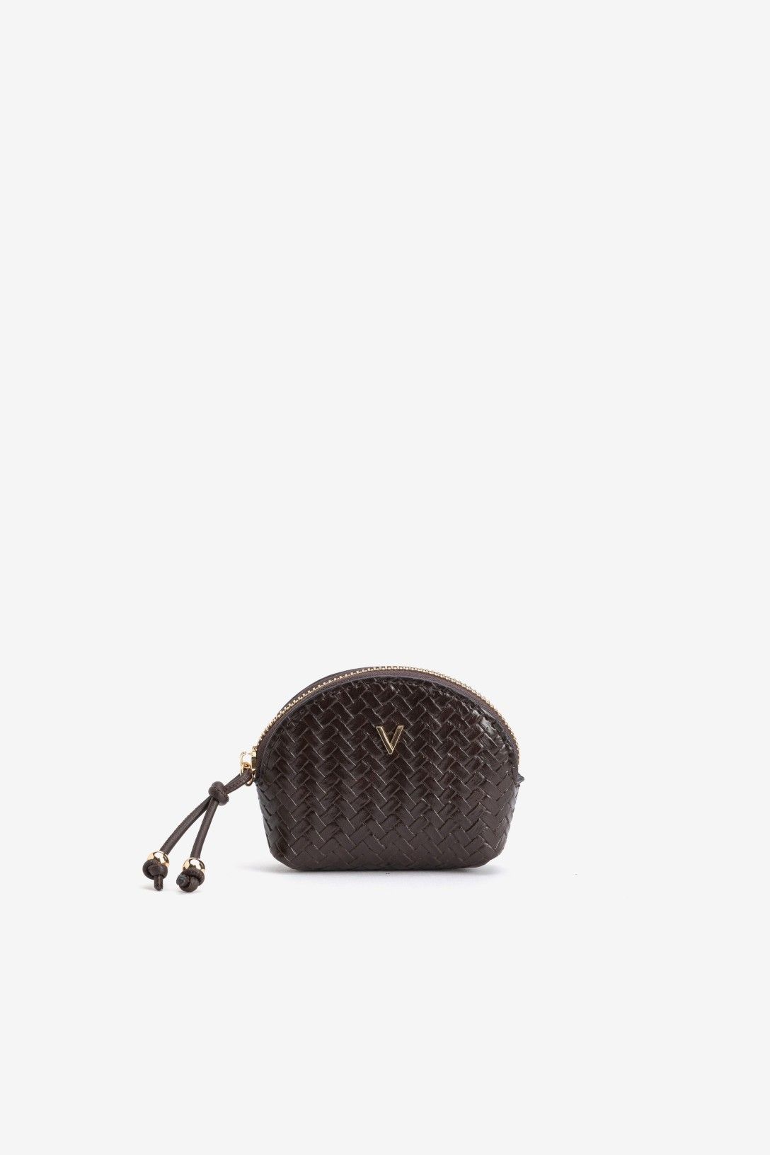Monedero Trenzado Chocolate