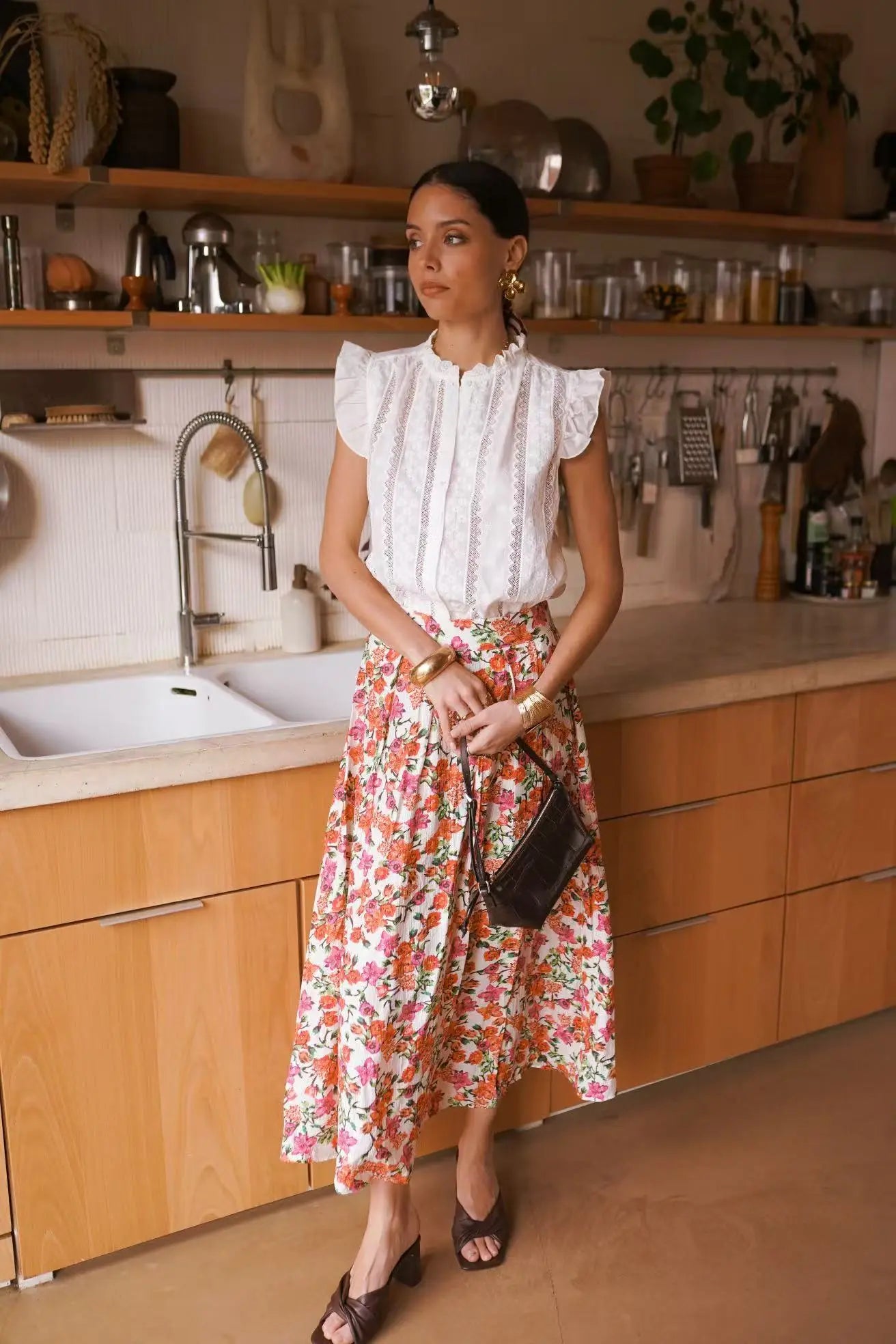 Falda Floral Romántica