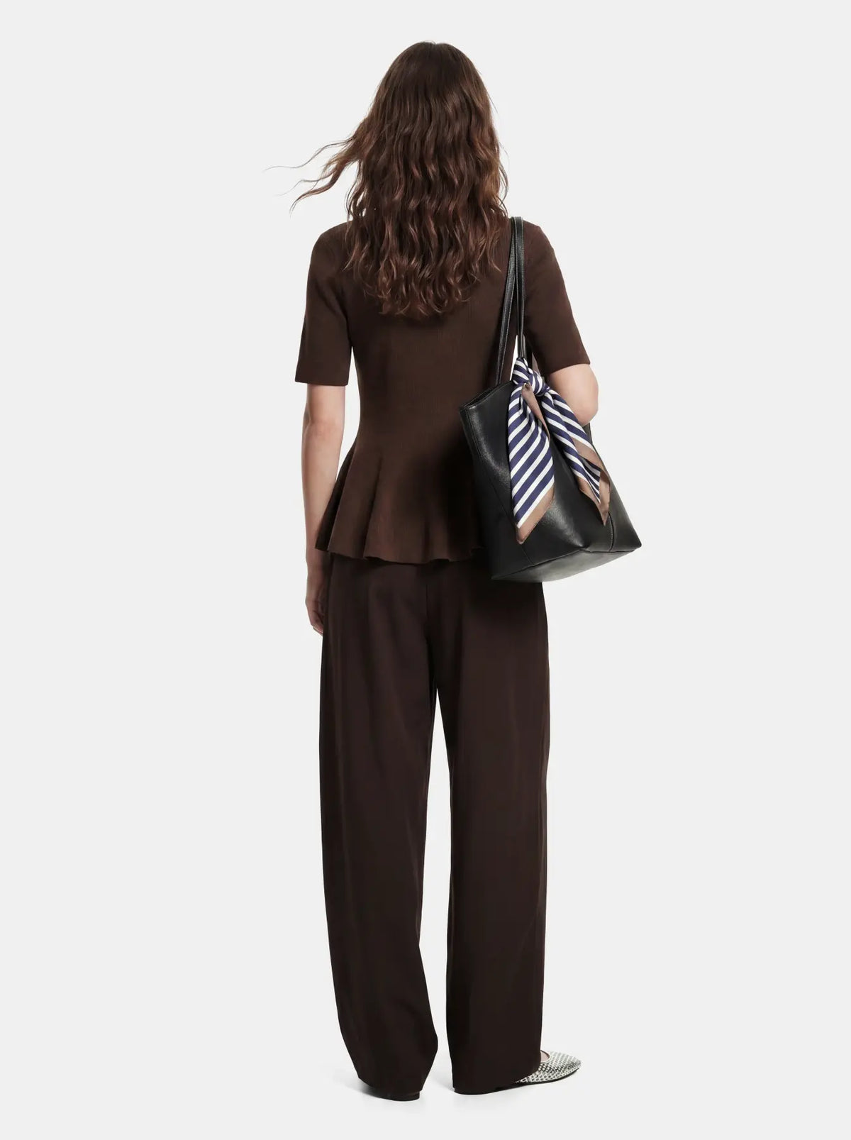 Pantalón Olivia Barrel Marrón NOOS
