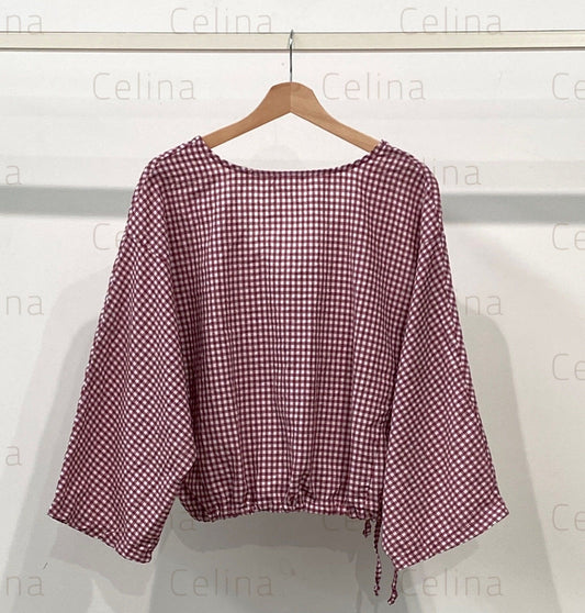 Camisa Vichy Celina Rosa