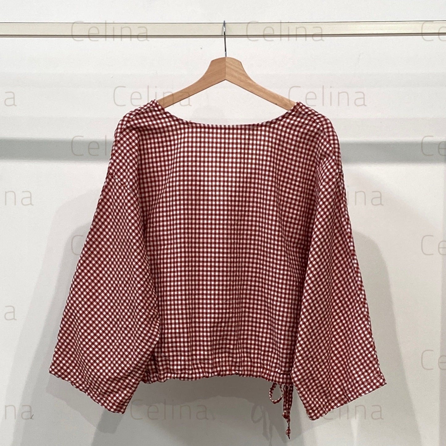 Camisa Vichy Celina Teja