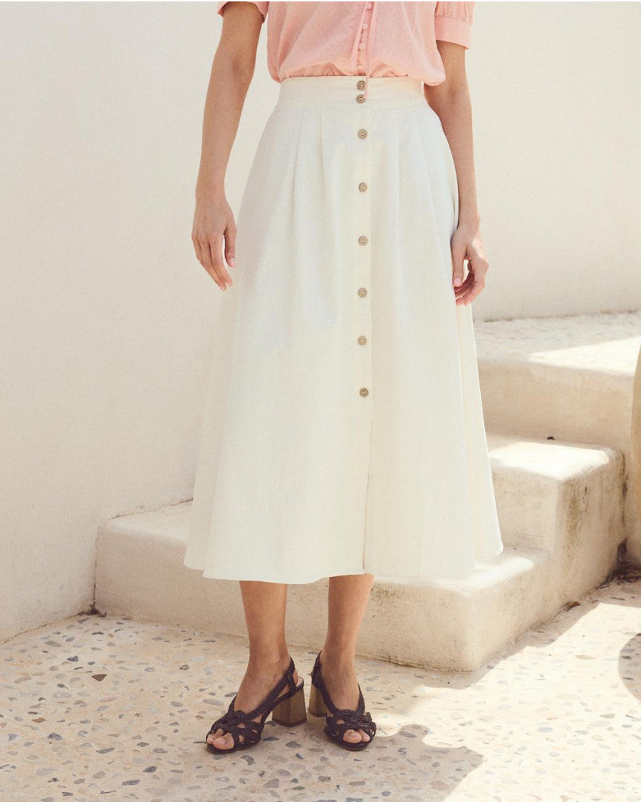 Falda Midi Clara