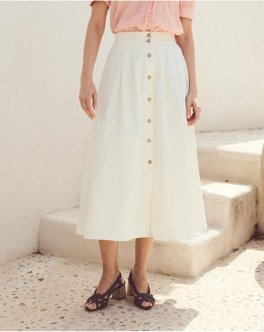 Falda Midi Clara