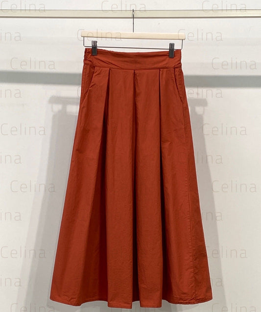 Falda Teja Con Elástico Celina