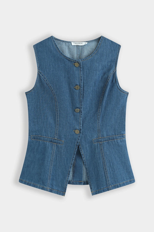 Chaleco Denim