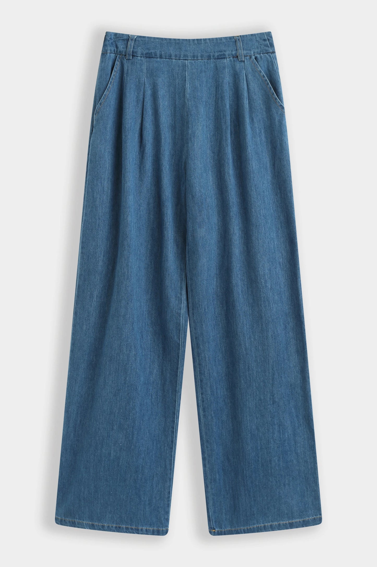 Pantalon Fluido Denim