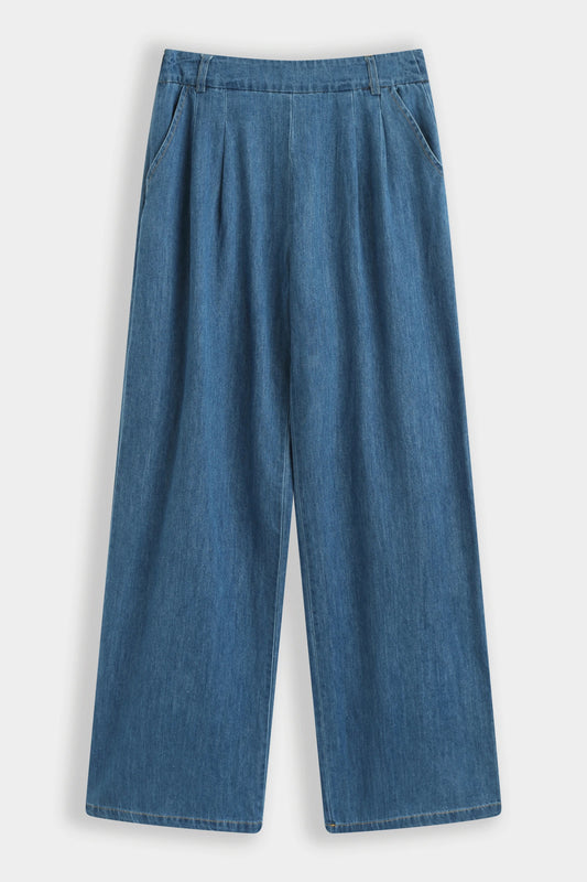 Pantalon Fluido Denim