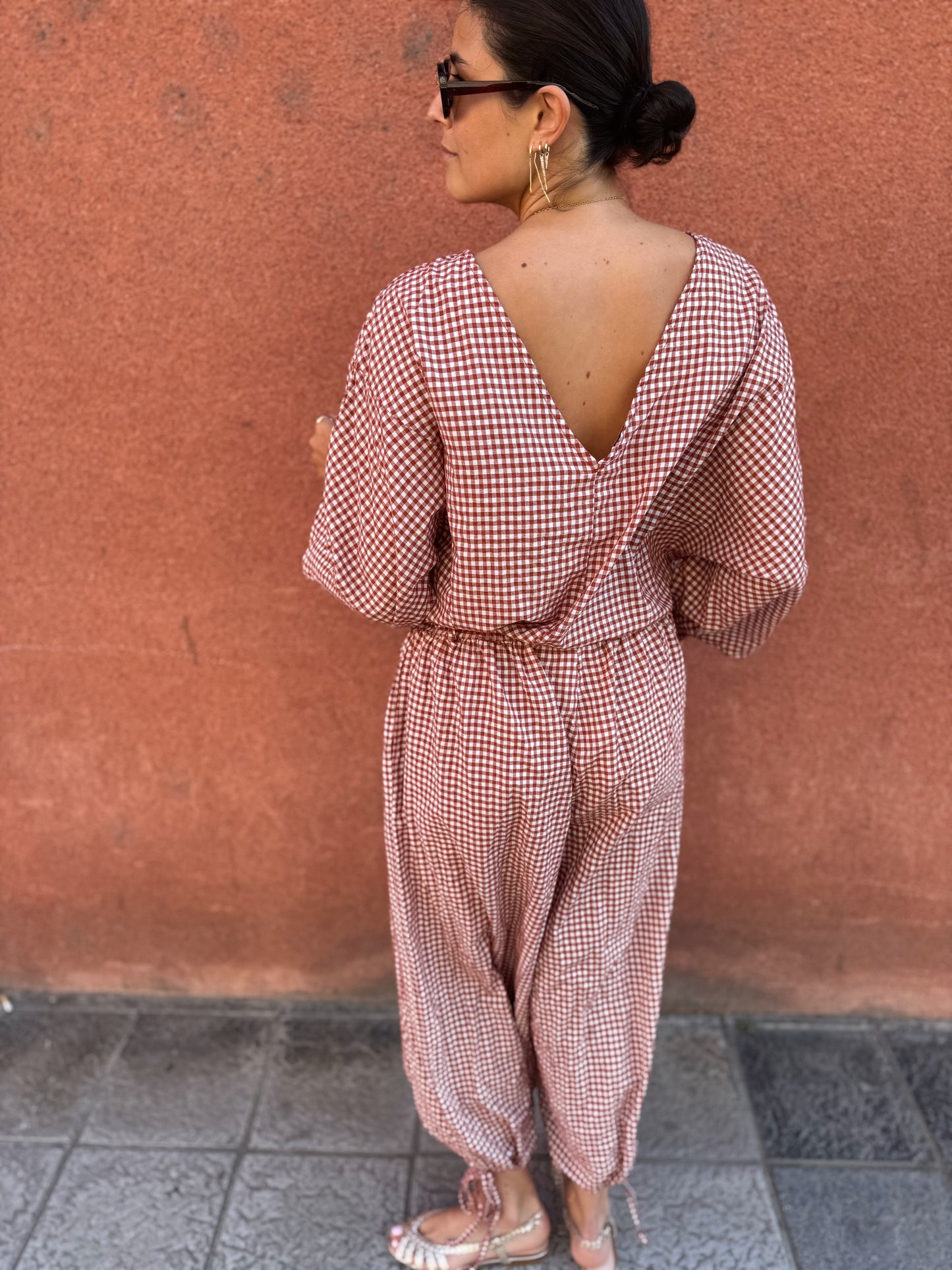 Camisa Vichy Celina Teja