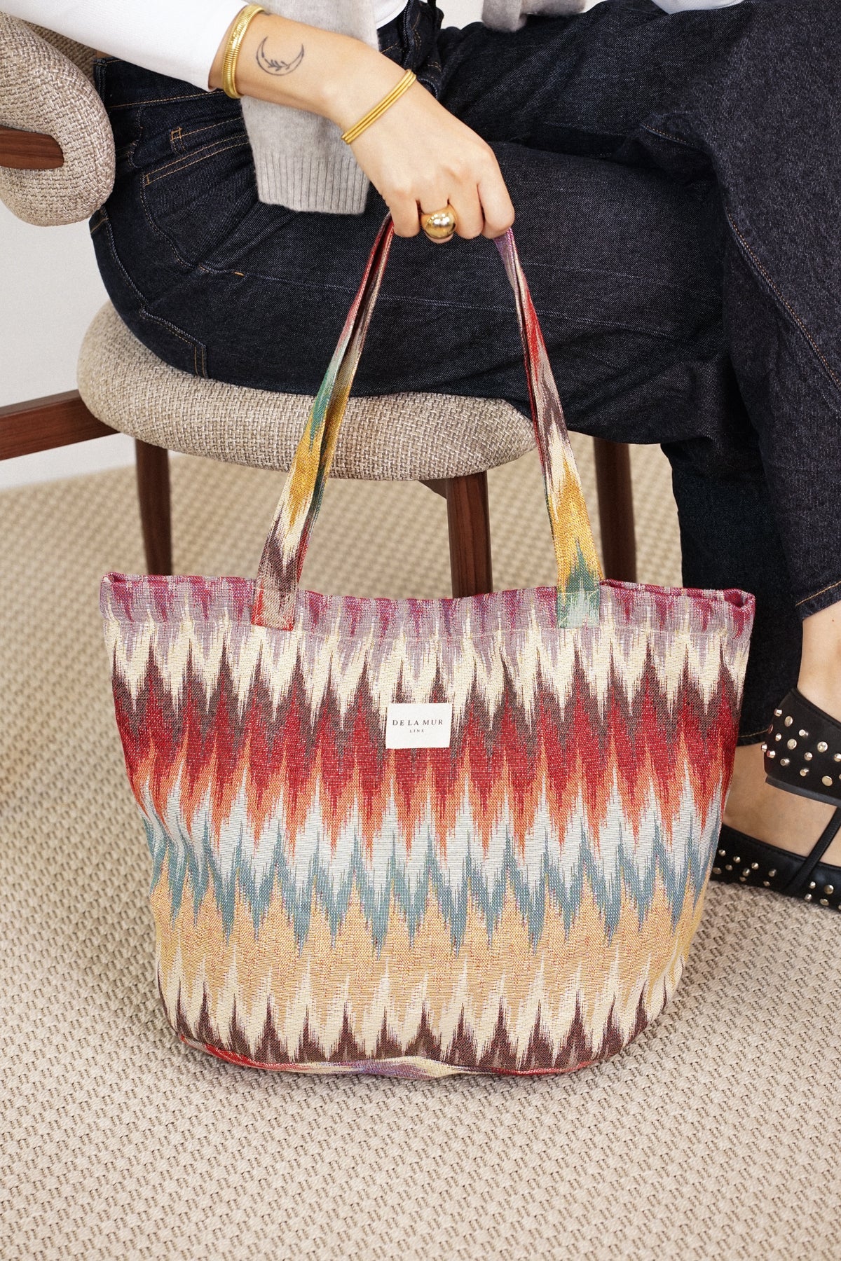 Bolsa Grande Cremallera Guana