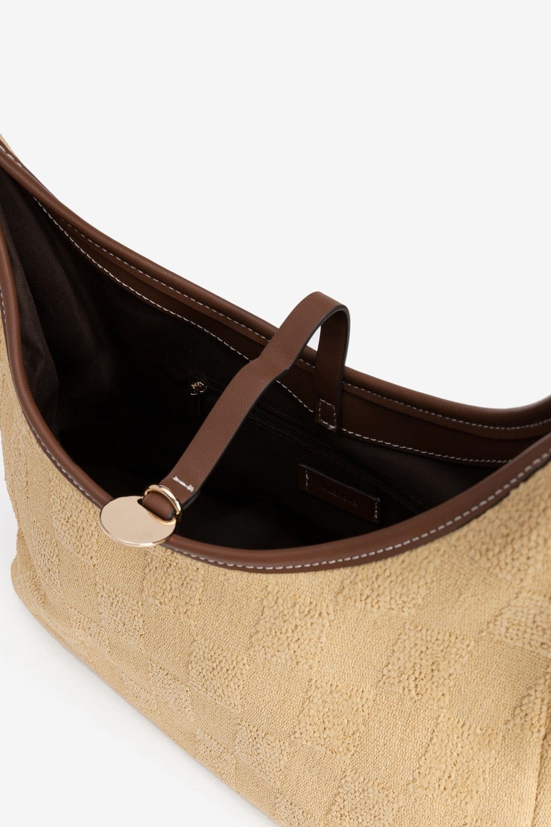 Bolso Corte Estructurado Beige