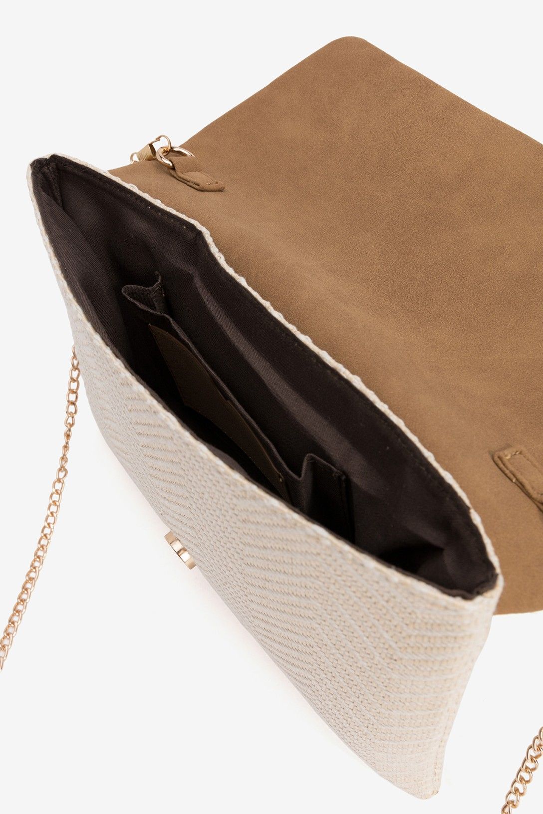 Cartera Rígida Beige