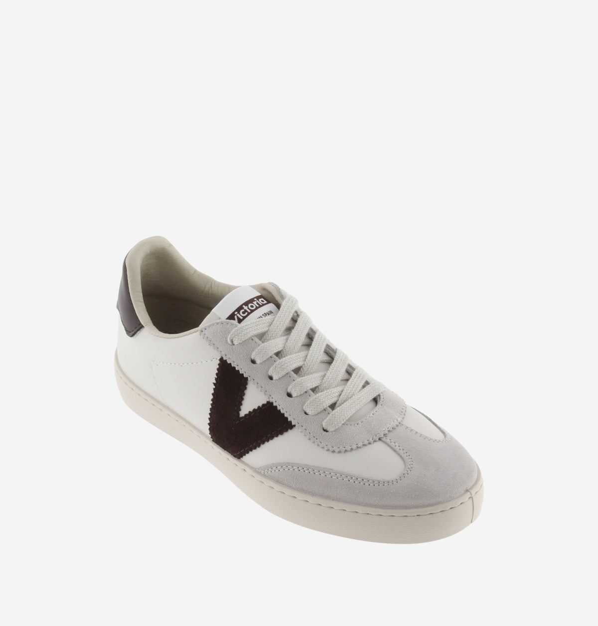 Zapatillas Unisex Berlin Ciclista Efecto Piel & Serraje Marrón