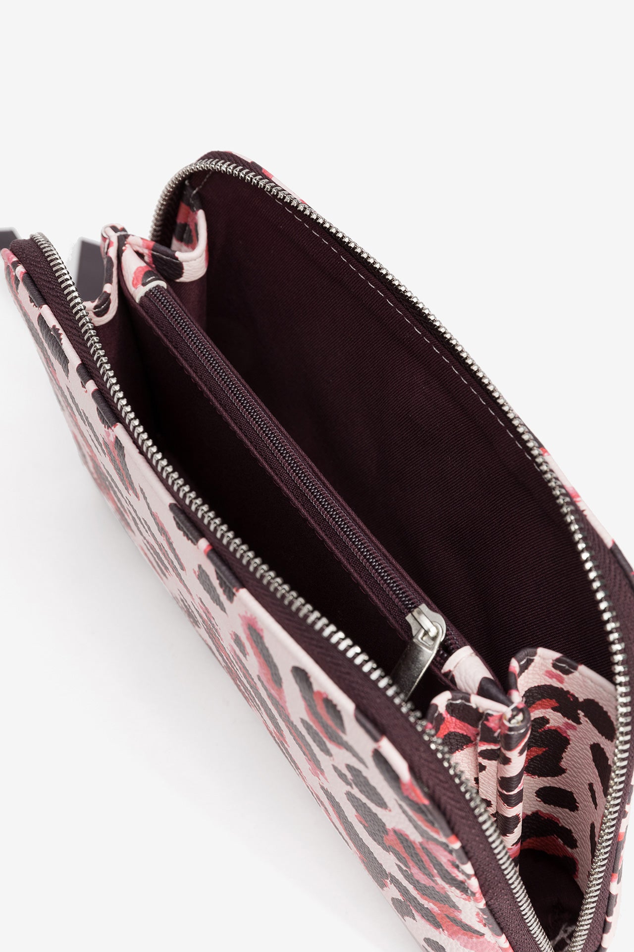 Cartera Multiusos Morado Animal Print