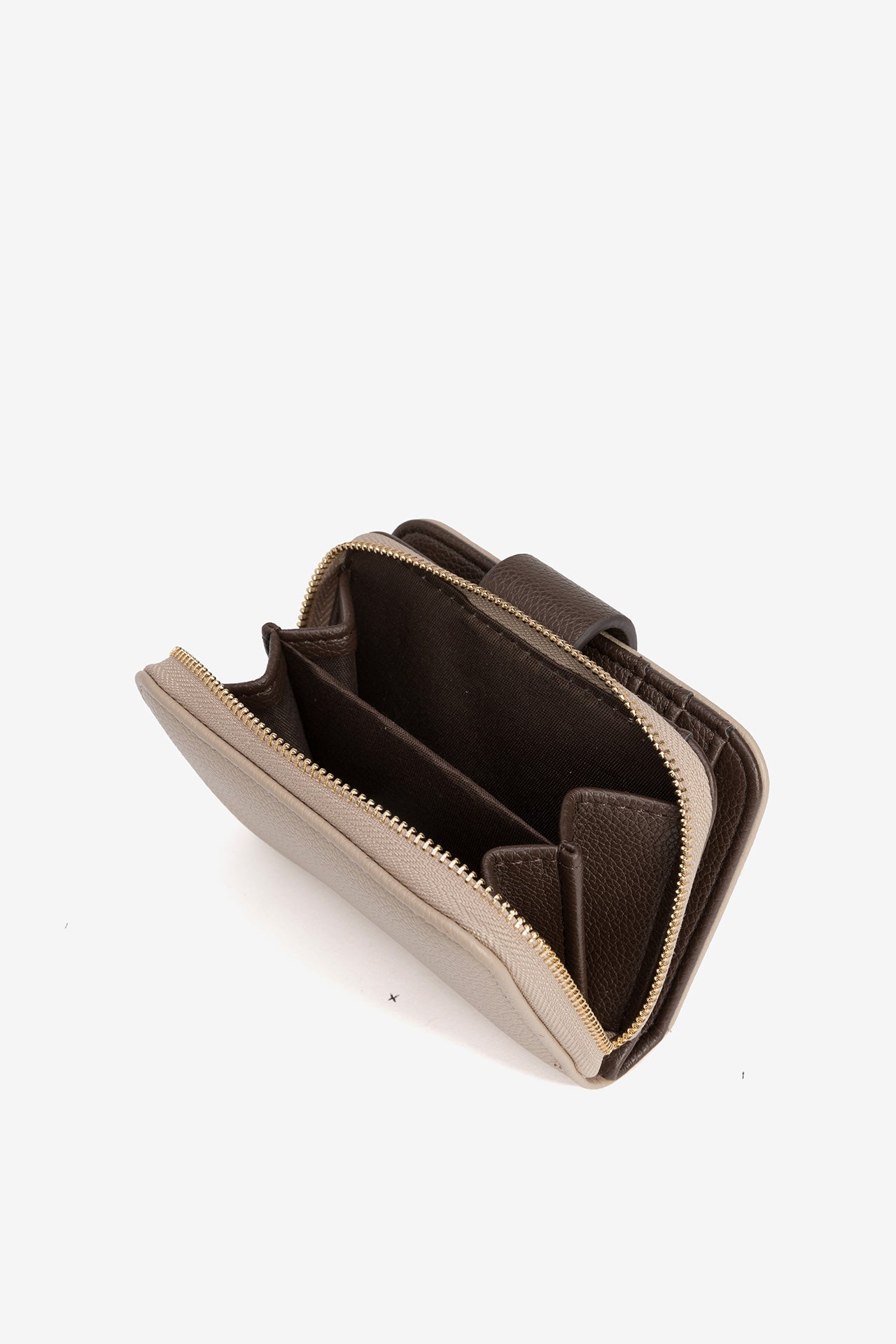 Monedero Multicolor Beige