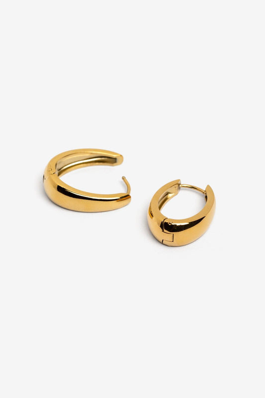 Pendientes Ovalados Oro