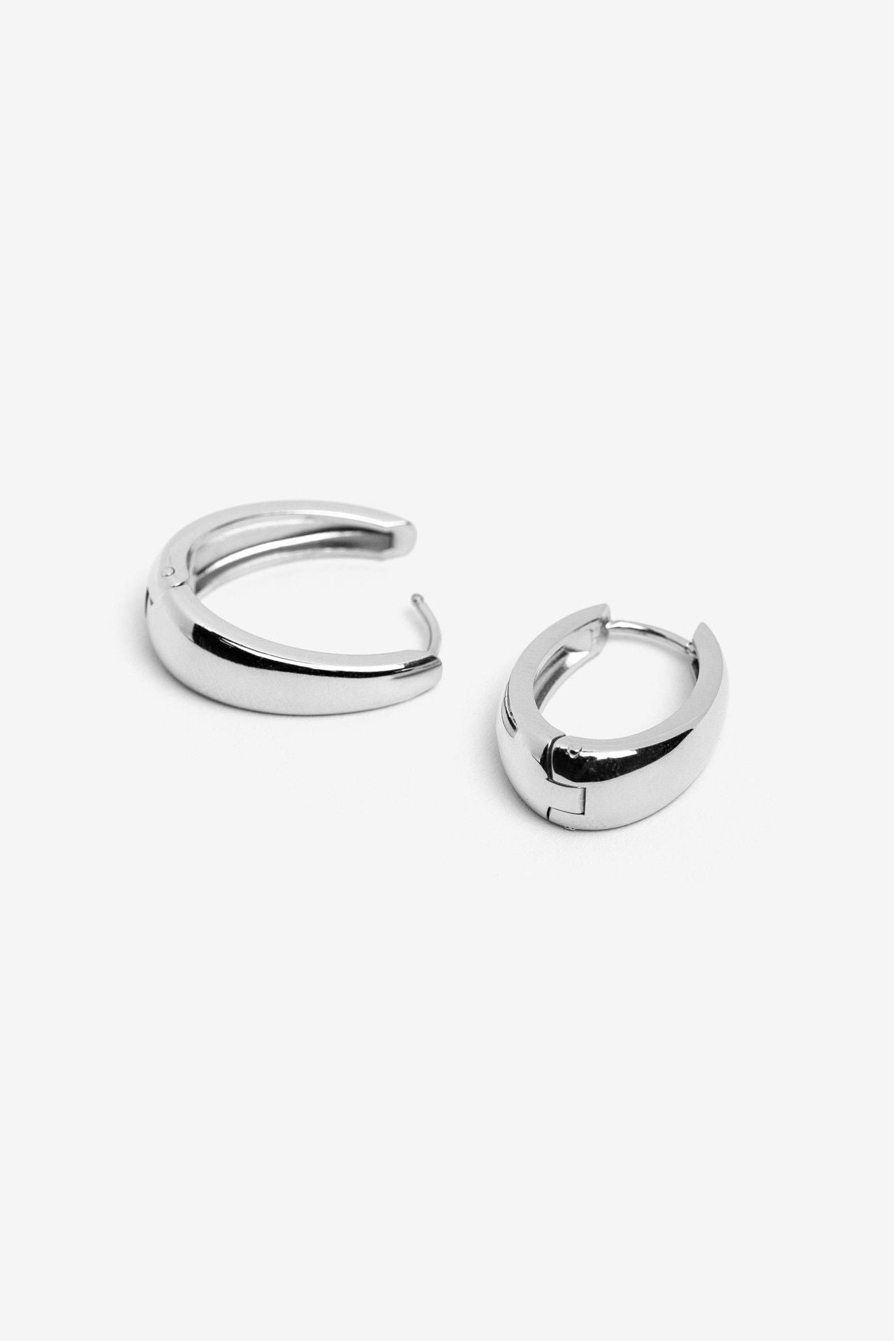 Pendientes Ovalados Plata