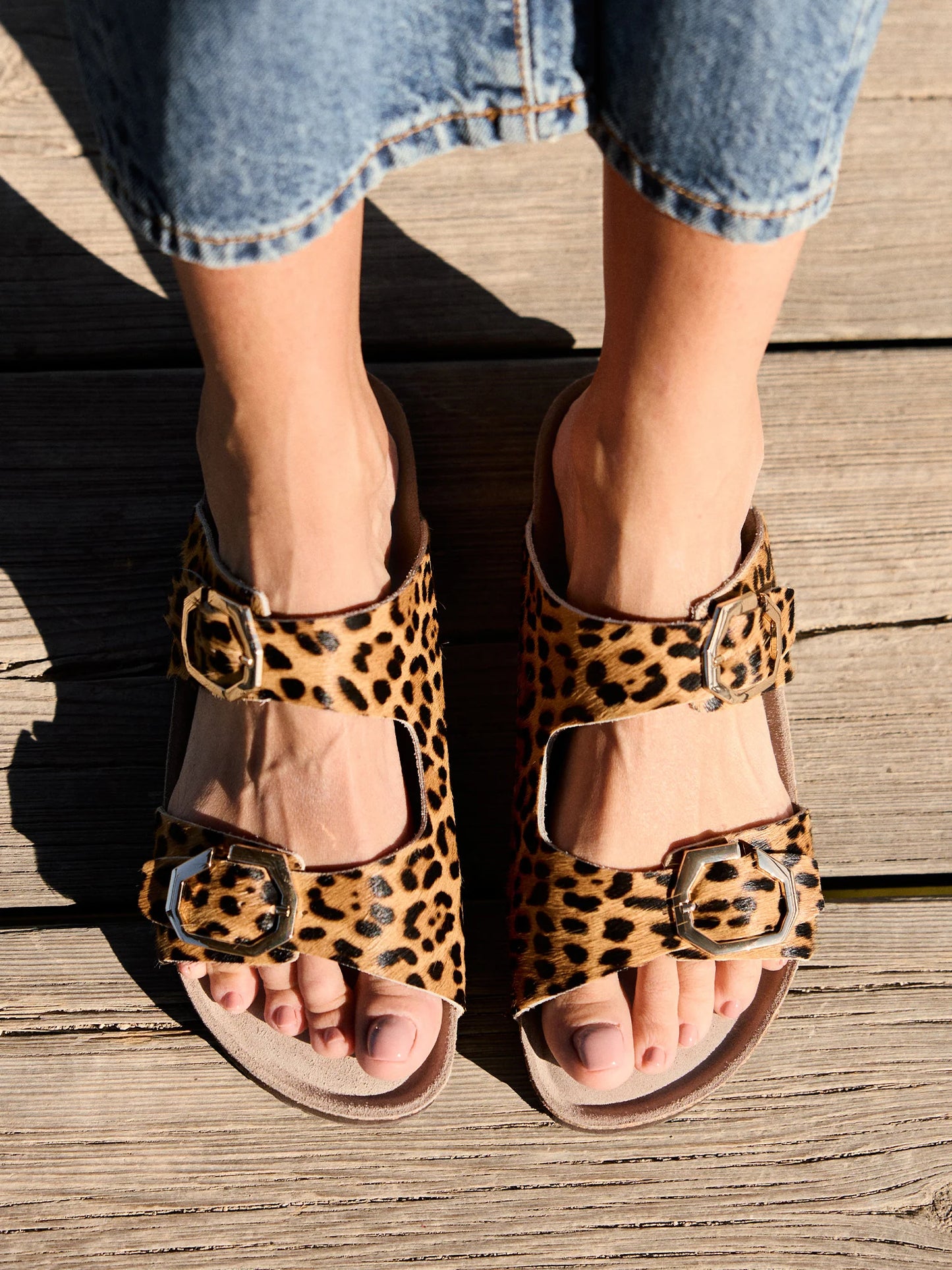 Sandalia Gelan Leopardo