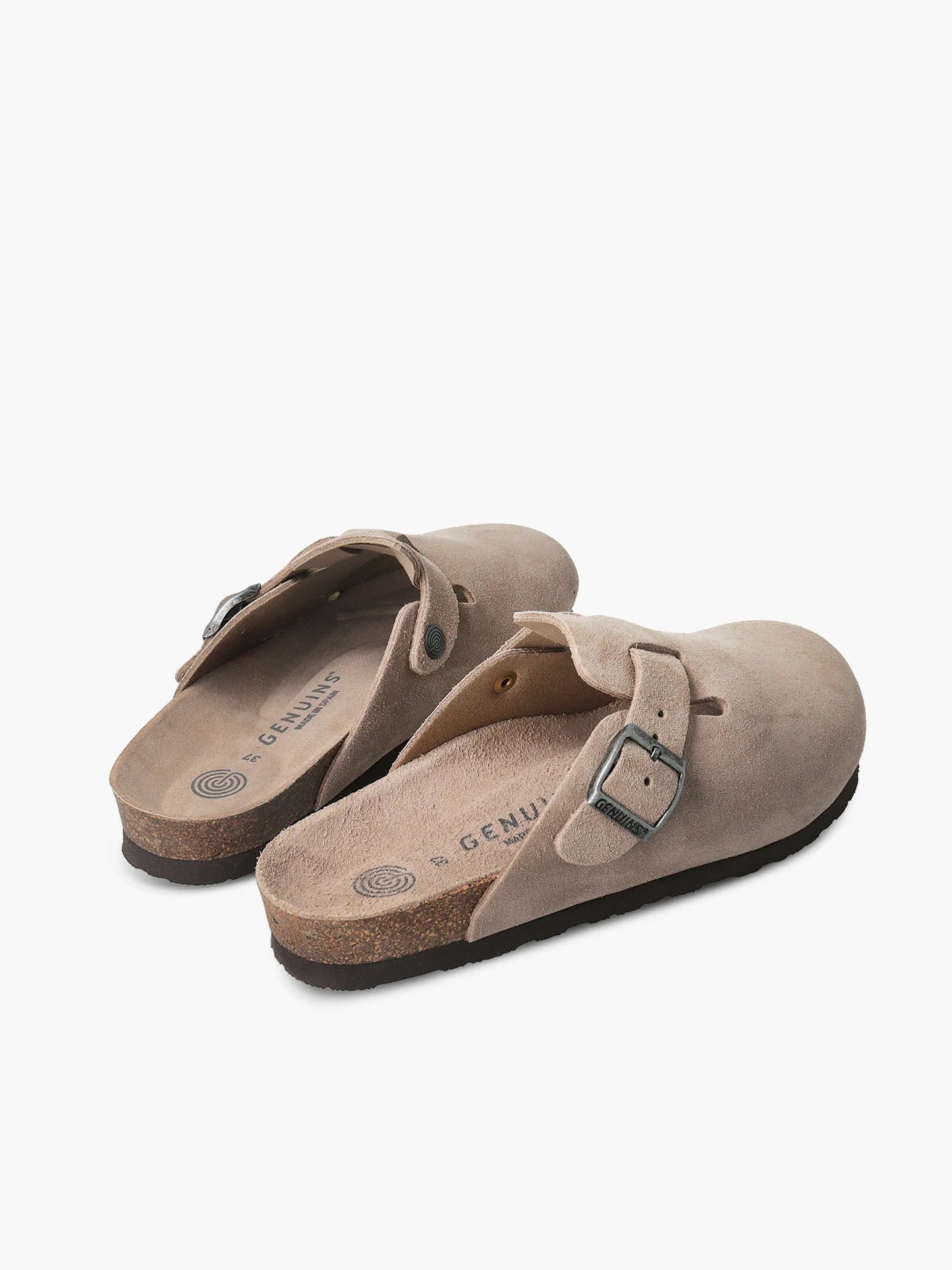 Zueco Riva Velour Taupe Unisex