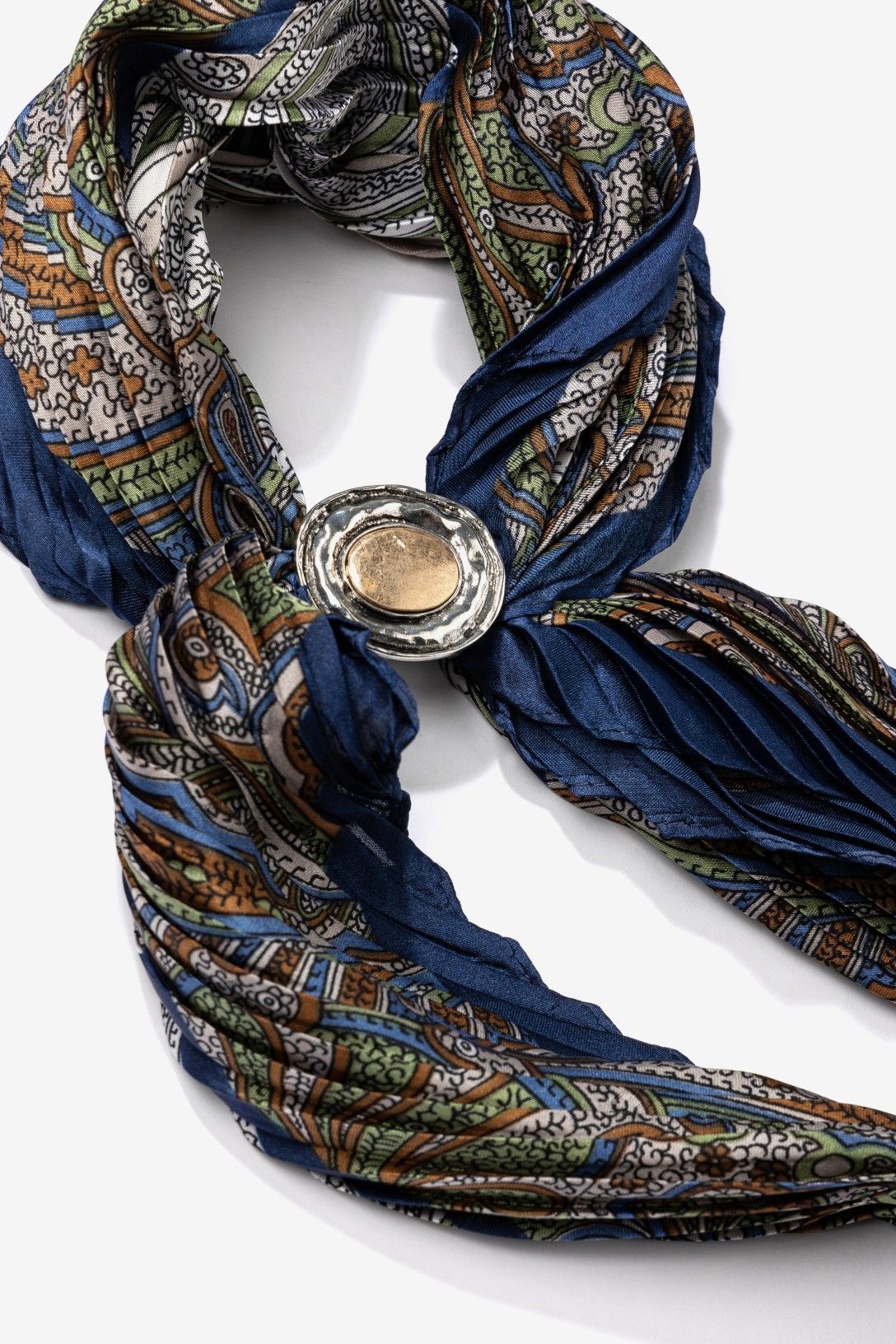 Bandana Lua Estampada Azul