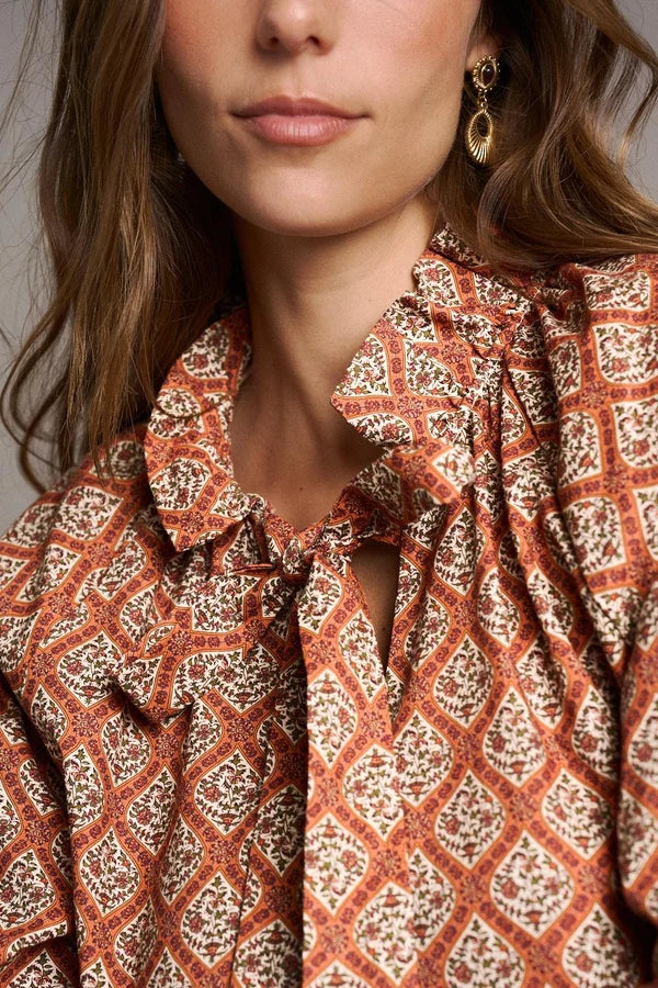 Blusa Lazada Estampado Floral