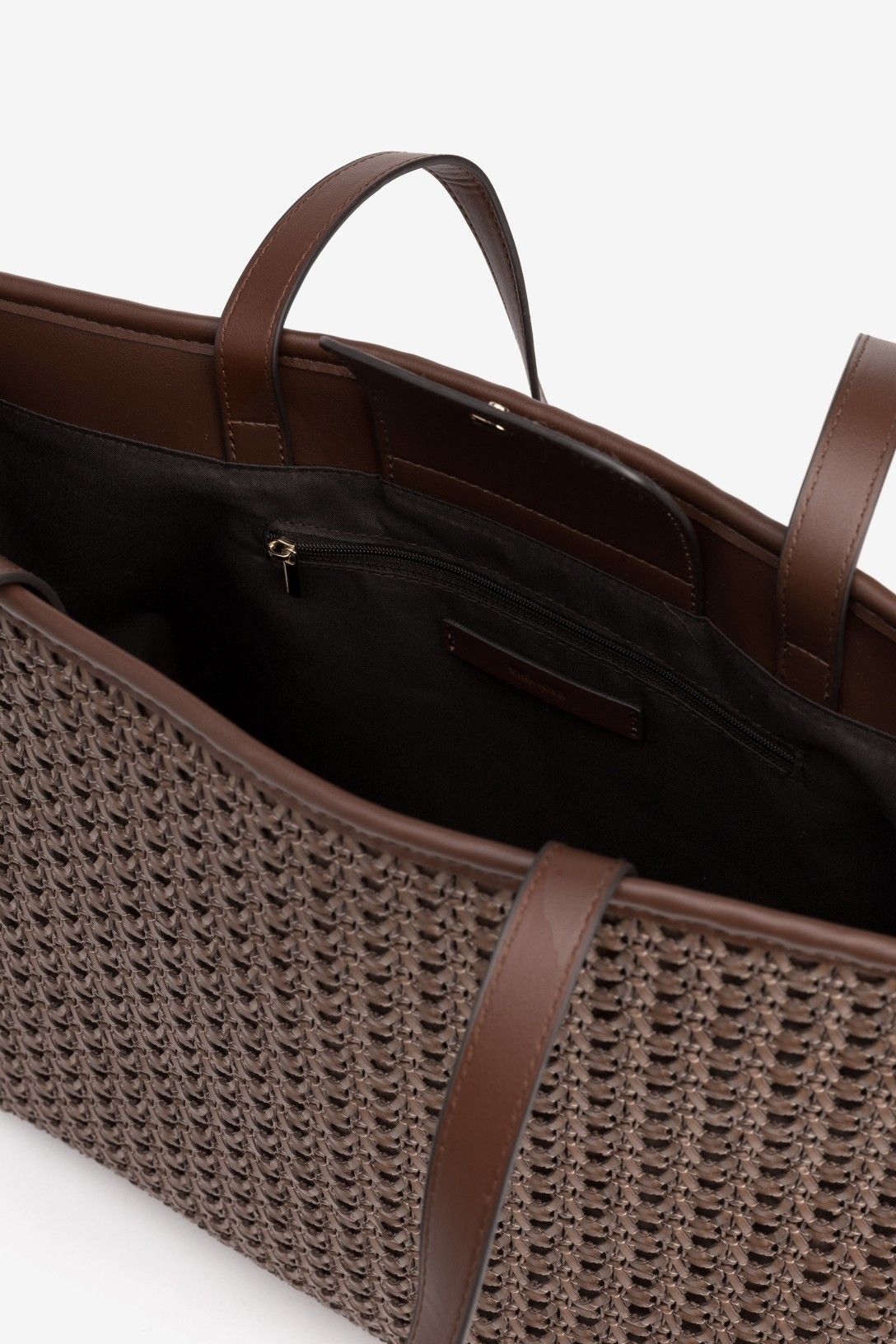 Bolso Shopper Rafia Chocolate