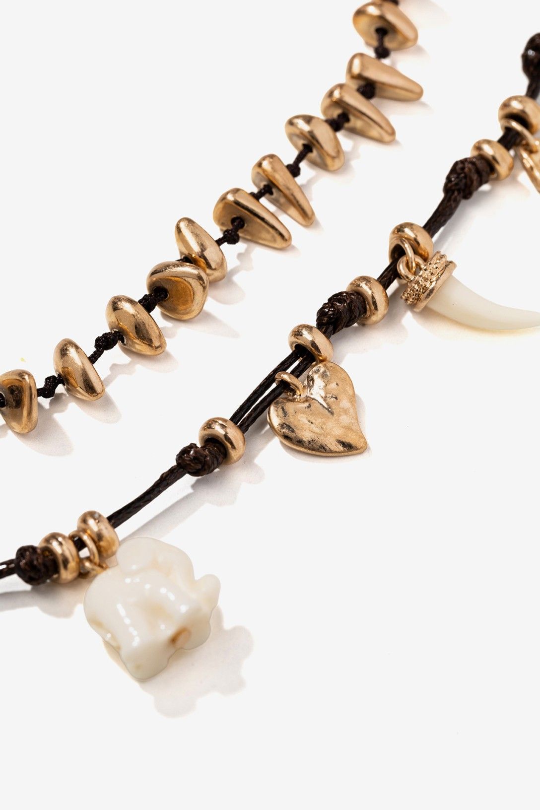 Pulsera Doble Cuerda Marrón