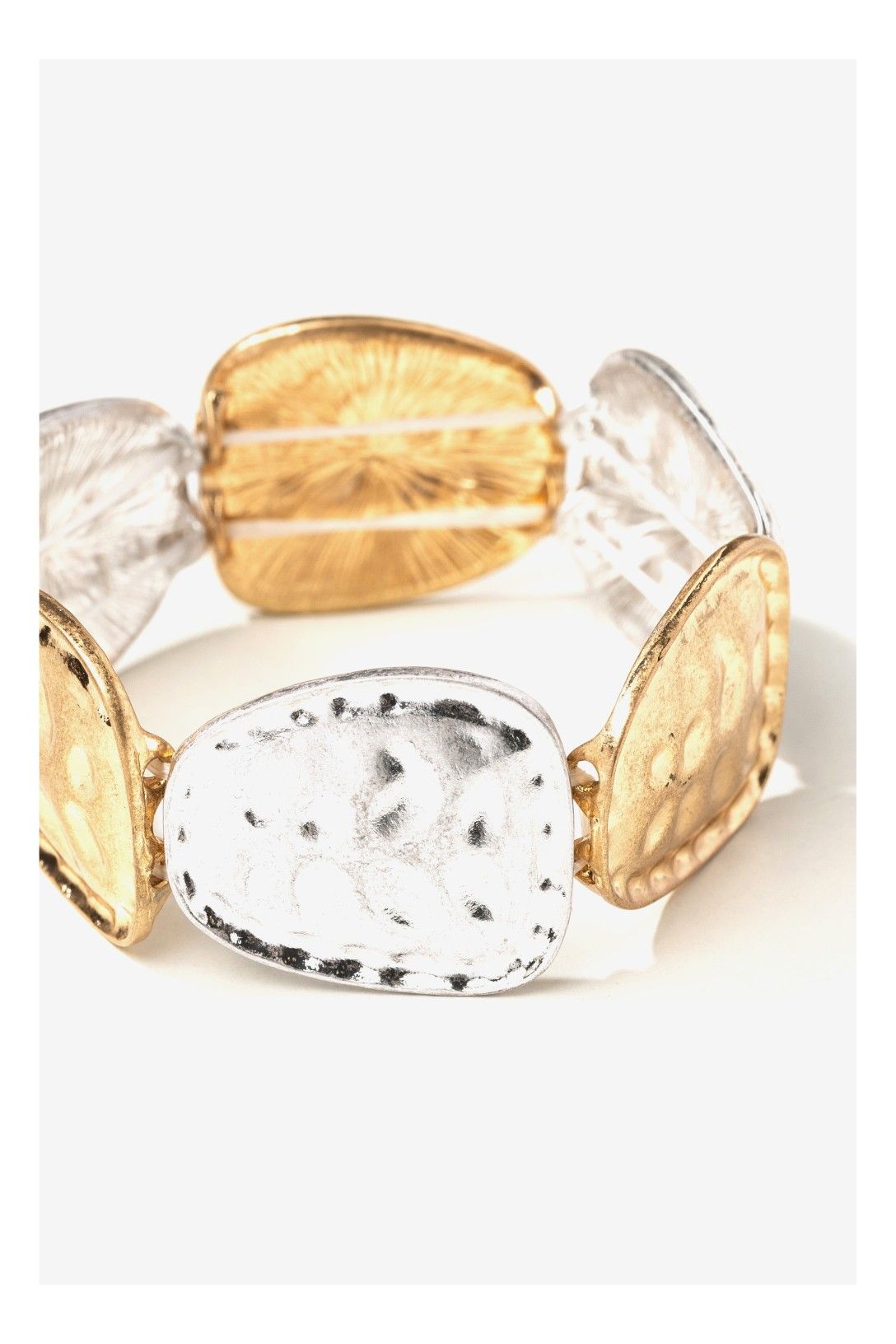 Pulsera Maxi Multicolor Oro y Plata
