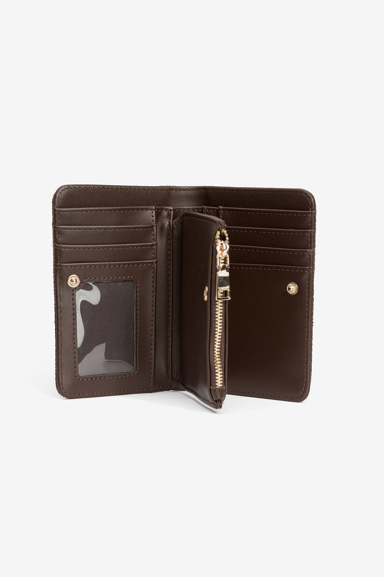 Cartera Tachas Chocolate