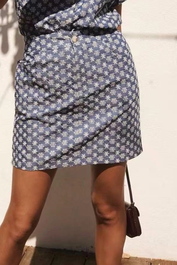 Falda Bordado Floral