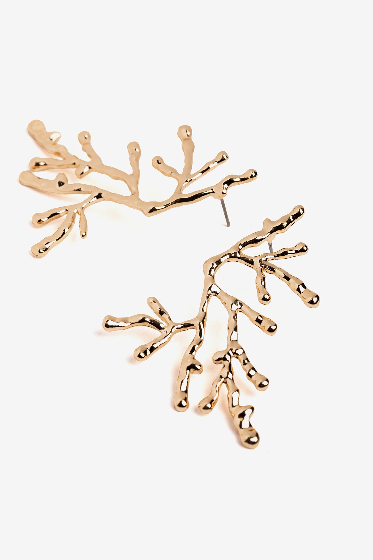 Pendientes Maxi Coral Oro