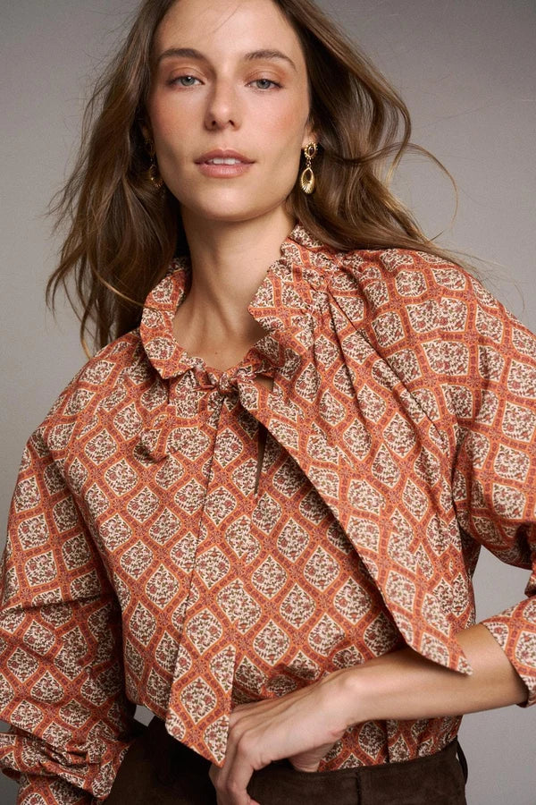 Blusa Lazada Estampado Floral