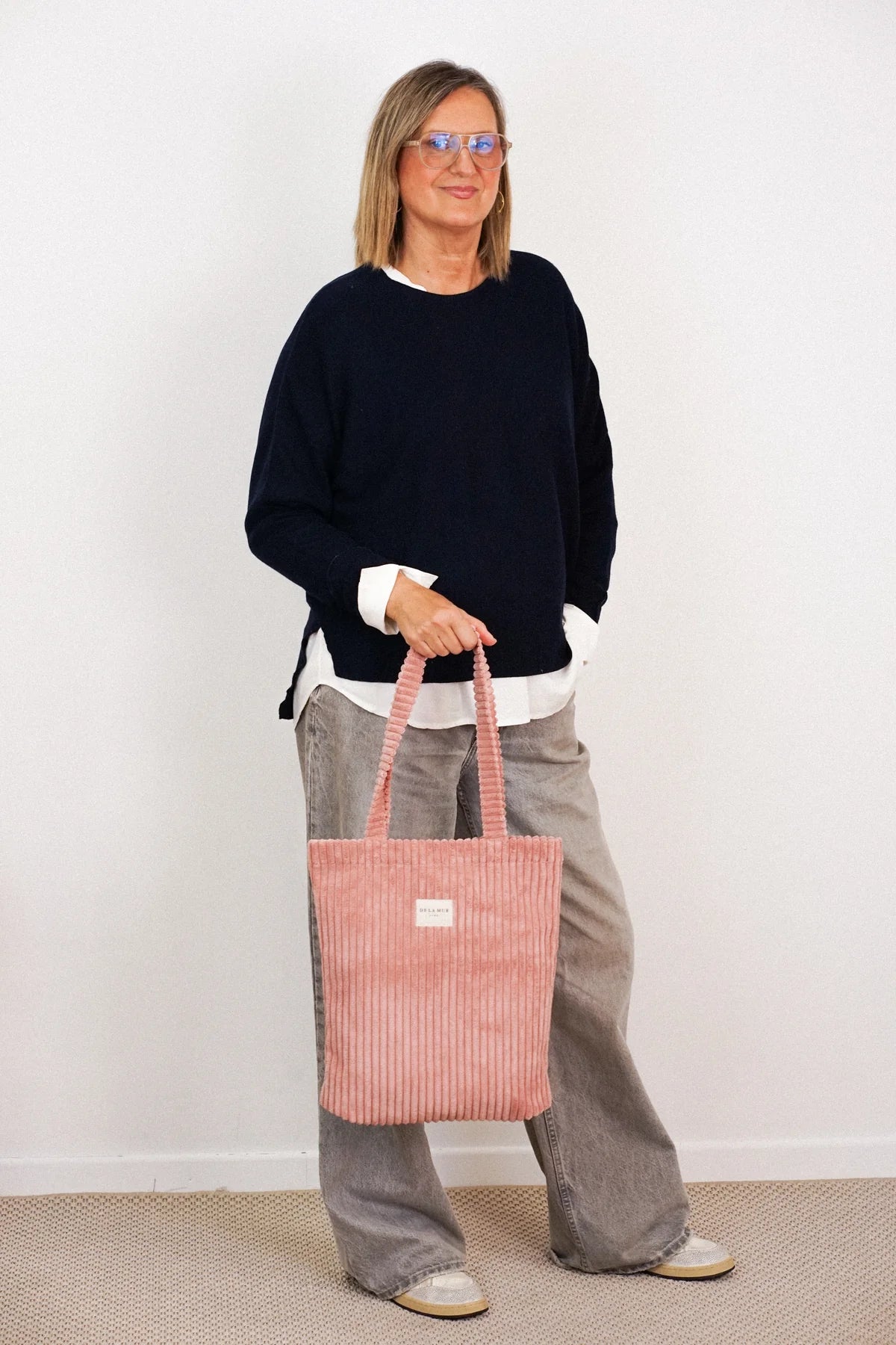 Bolsa Pequeña Cremallera Crepe