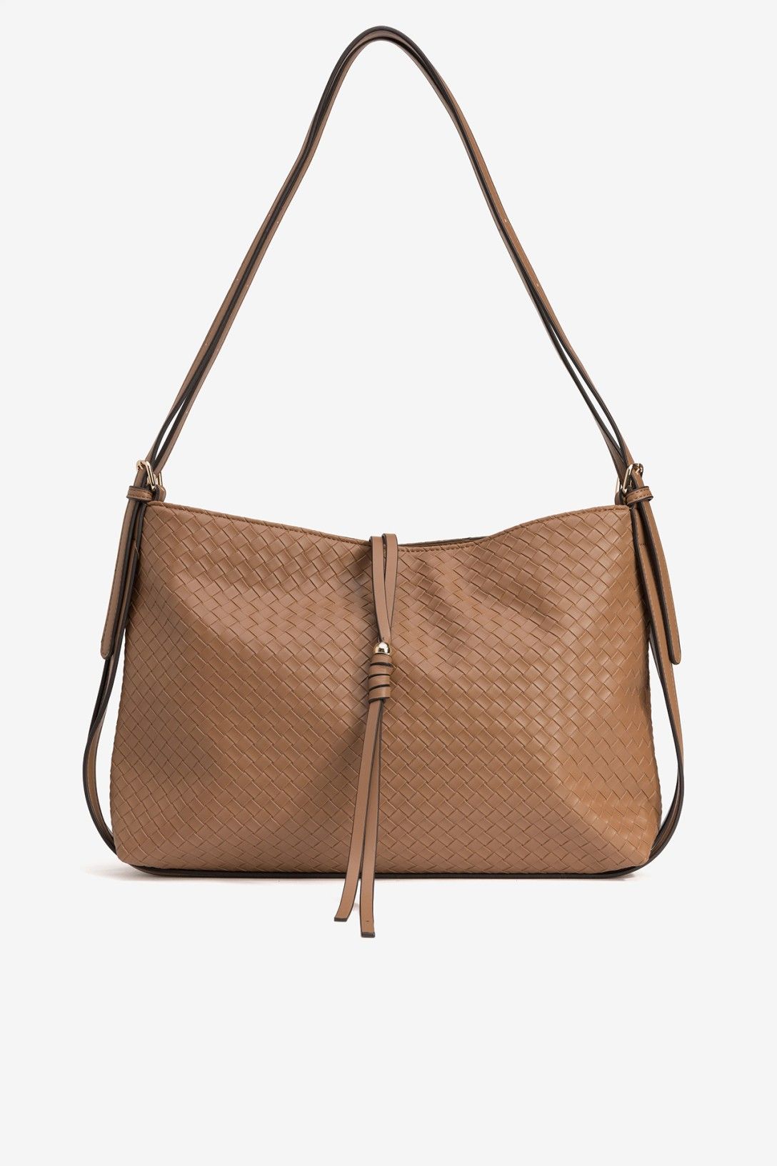 Bolso Maxi De Hombro Trenzado