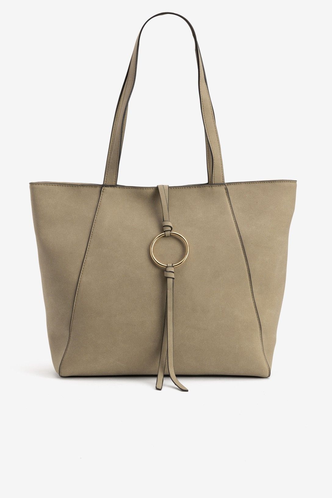 Bolso Shopper Nobuk Taupe