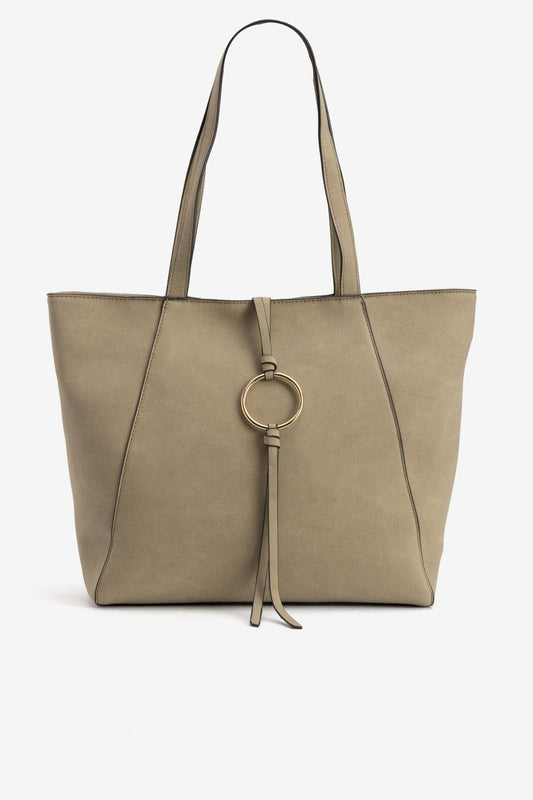 Bolso Shopper Nobuk Taupe