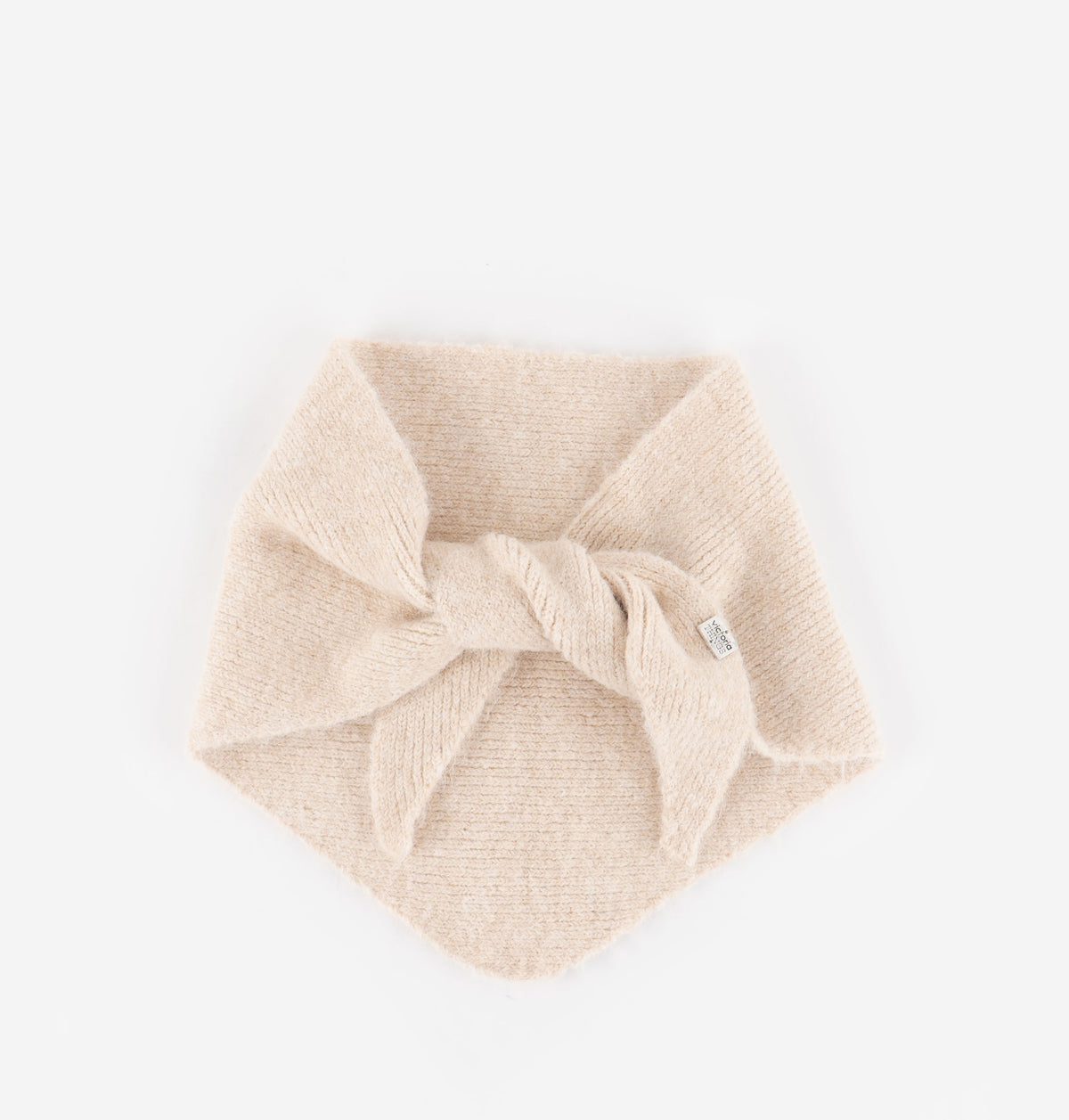 Bufanda Pañuelo Punto Beige