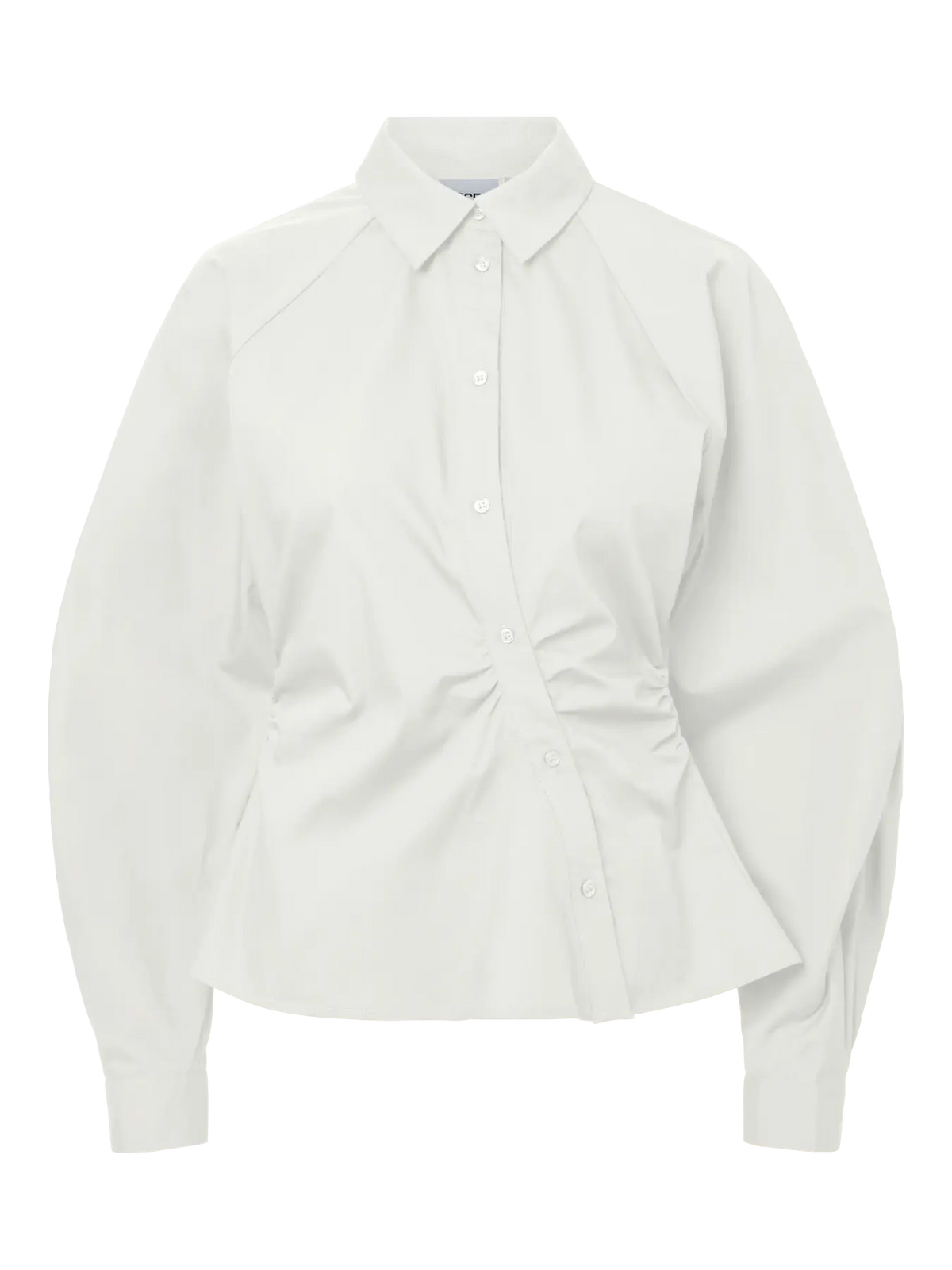 Camisa Blanca Elodie Frunce