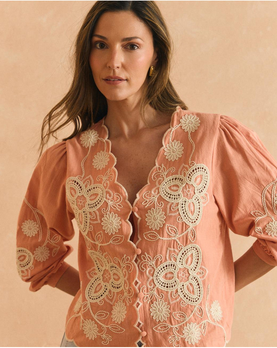 Camisa Bordados Flavia