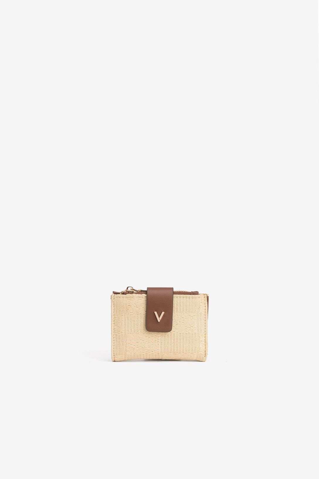 Cartera Rafia Detalle Marrón