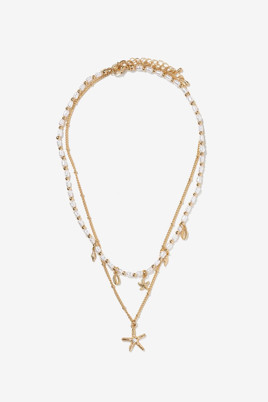 Collar Fino Estrella de Mar Perla